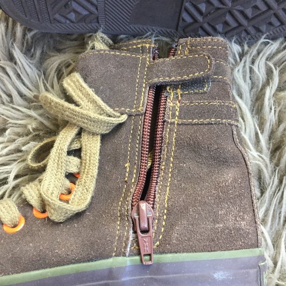 Kenzo brown side-zip high tops - size 29 - Picture 6 of 8